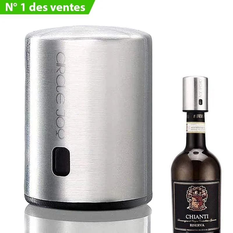 Bouchon Vin Pompe à Vide Silver Romance