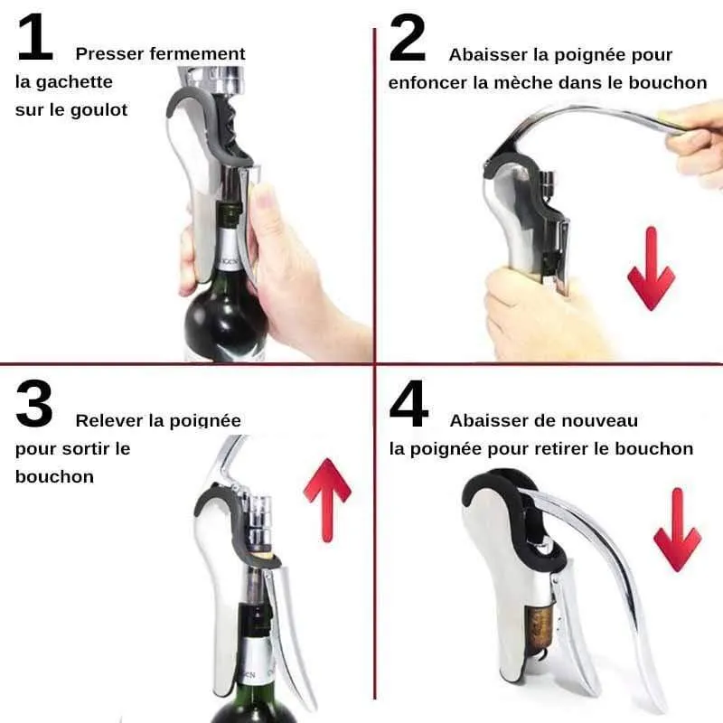 Tire Bouchon À Levier Vertical | Krom'Trax