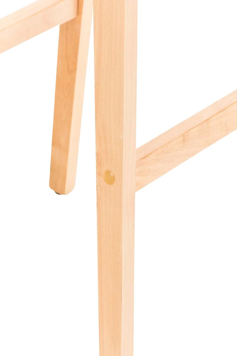 Lot de 2 tabourets de bar design avec structure de 4 pieds en bois et assise en tissu gris foncé 10_0004212