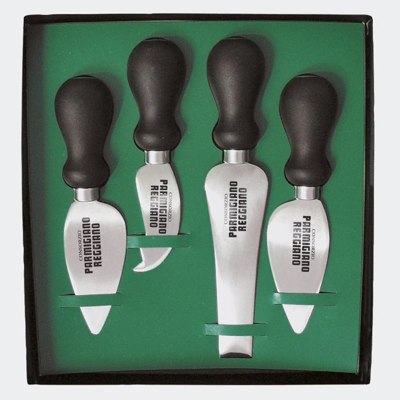 Pack of 4 professional cheese knives Parmigiano Reggiano
