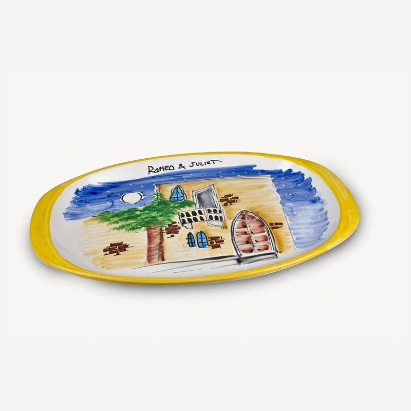 Memoritaly handmade painted tray Romeo & Juliet