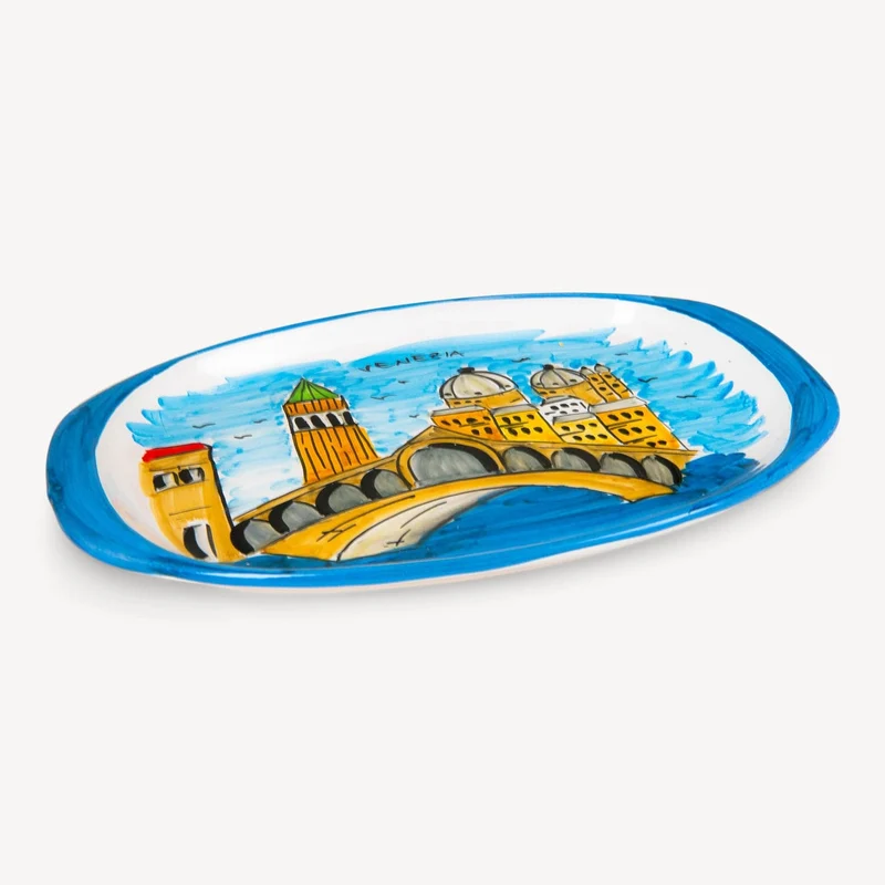 Memoritaly Handmade Painted Tray Venezia