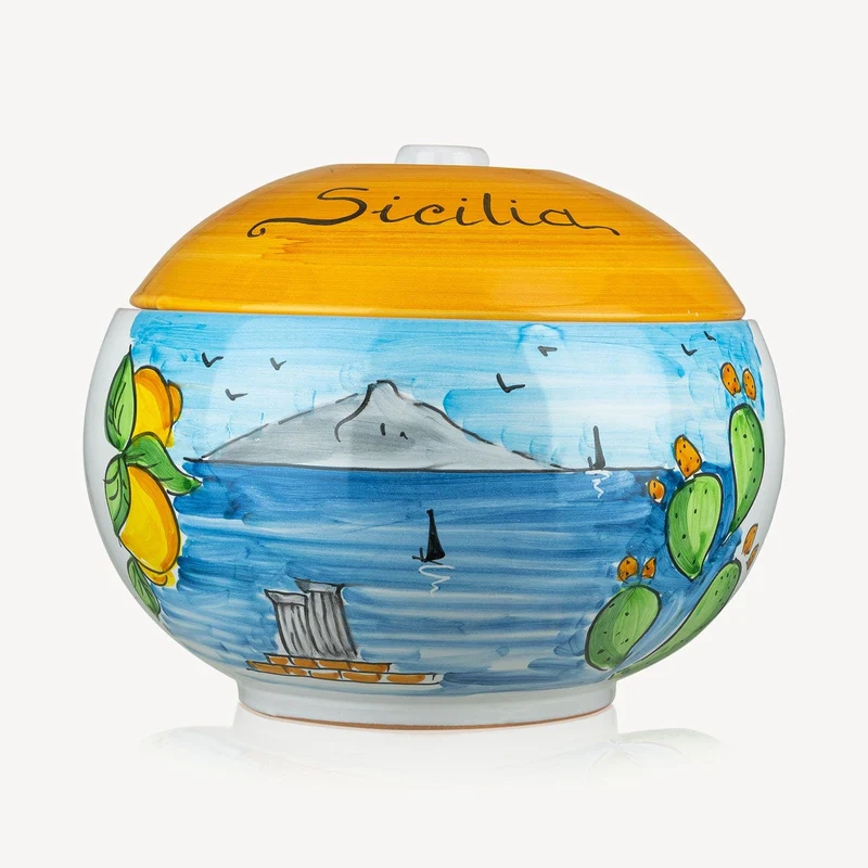 Sicilia - Dolceterra Handmade Cookie Jar