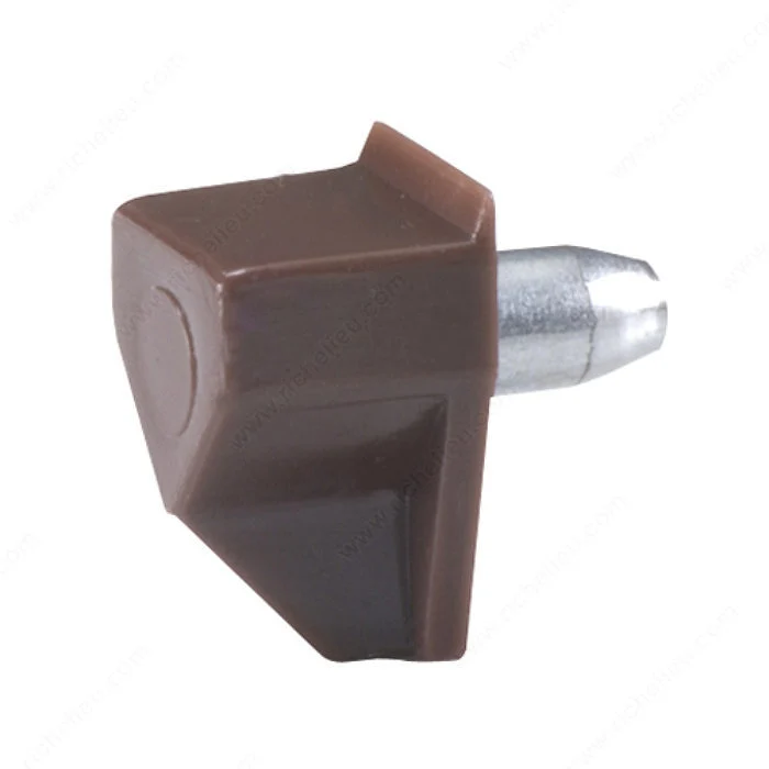 Support à tablette en plastique avec tige d'acier - 5 mm - 8 unités