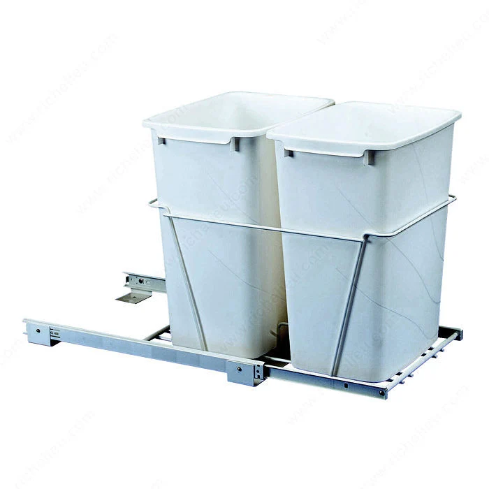 Centre de recyclage coulissant double Rev-A-Shelf