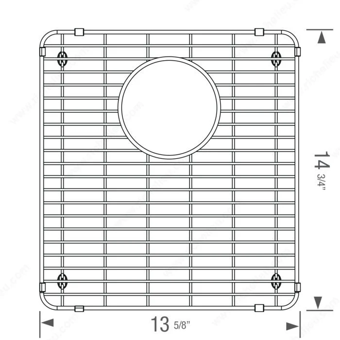 Grille pour évier Blanco - Formera U 2