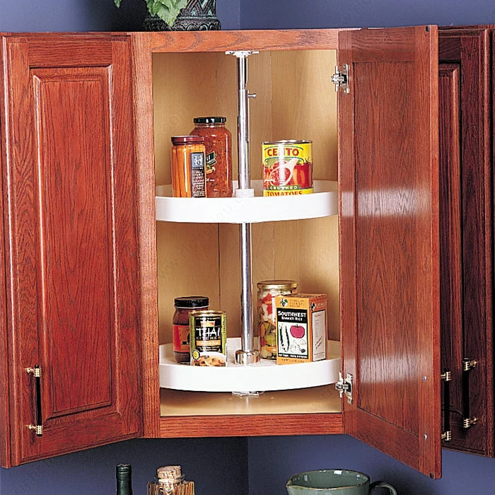 Ensemble "Lazy Susan" de 2 plateaux