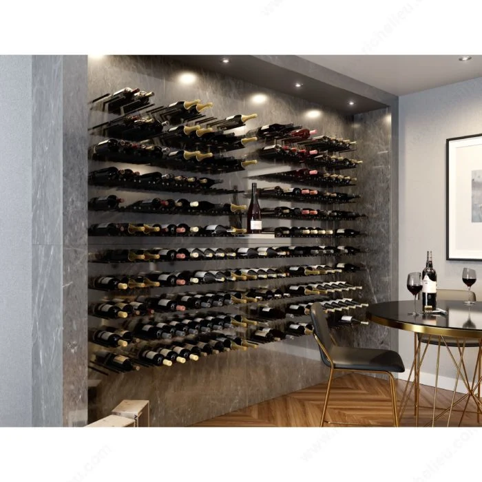 Supports à vin en aluminium anodisé LEGGERO