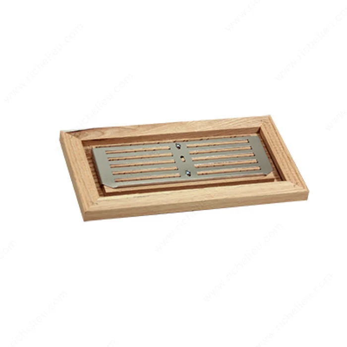 Registre de plancher encastré - Bois