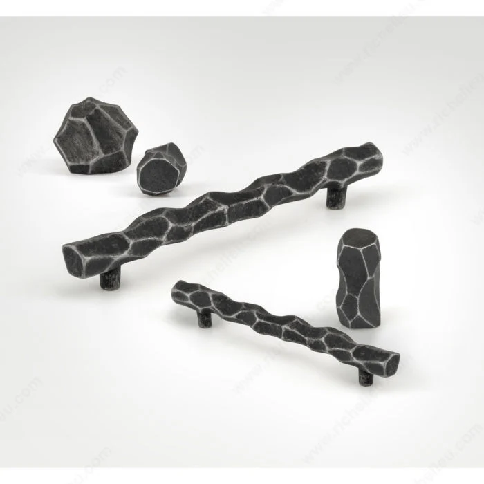 Bouton contemporain en métal - PO2049Z