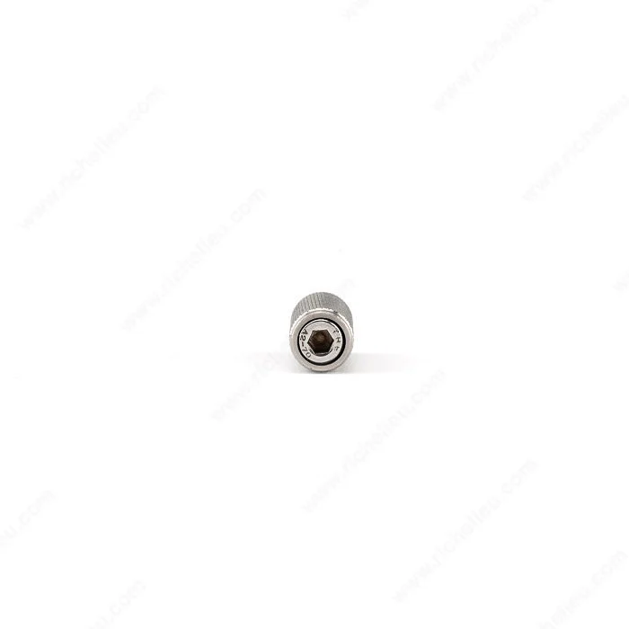 Bouton contemporain en acier inoxydable - PO2087X