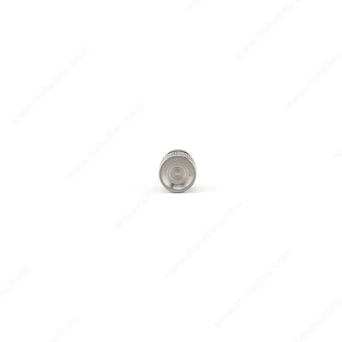 Bouton contemporain en acier inoxydable - PO457X