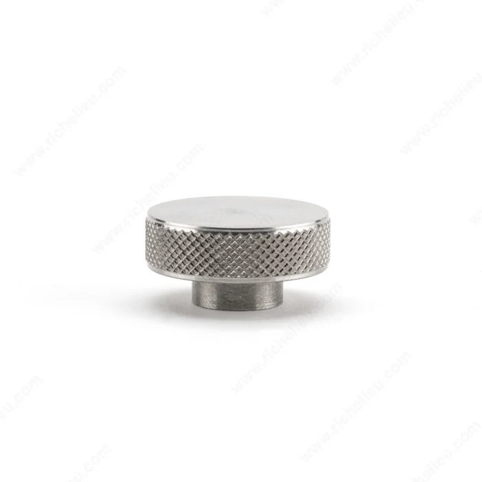 Bouton contemporain en acier inoxydable - PO2089X