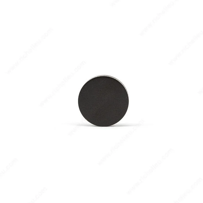 Bouton contemporain en laiton et acier inoxydable - PO458O
