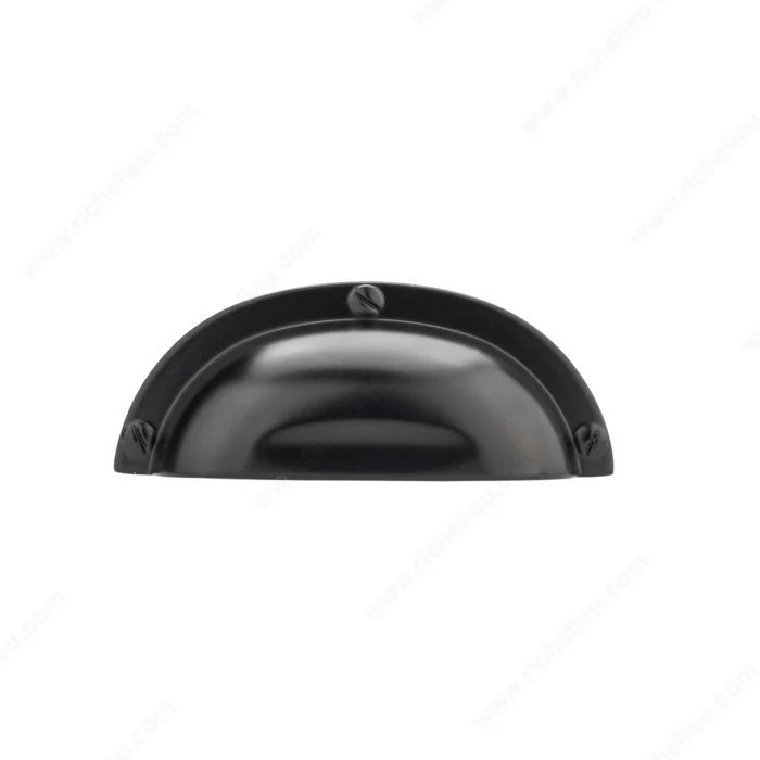 Poignée en coupelle traditionnelle en métal - 6440