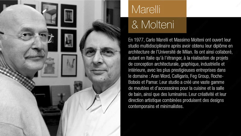 Poignée contemporaine en métal - MN905Z