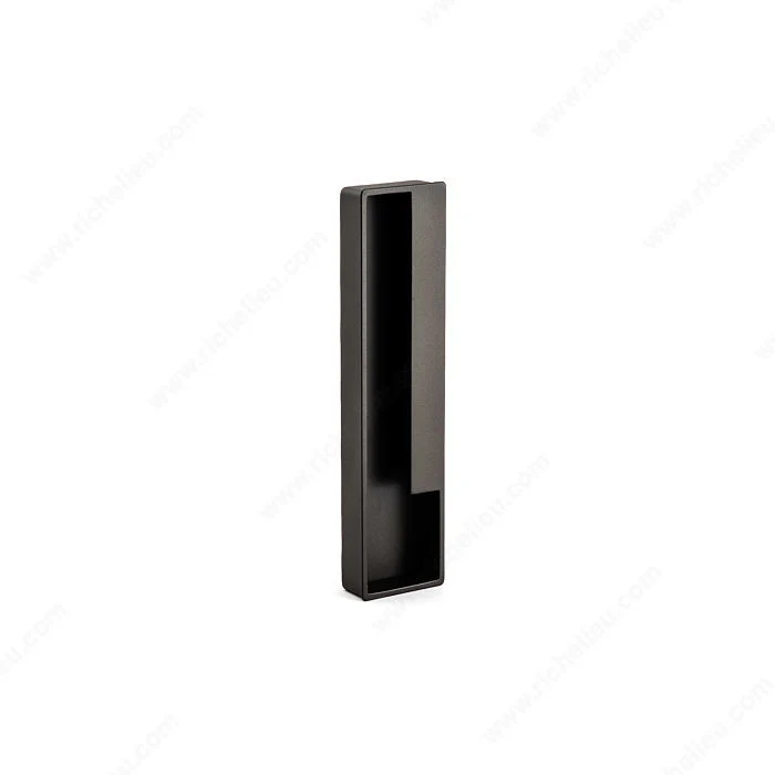 Poignée contemporaine en métal encastrée - MN10/24