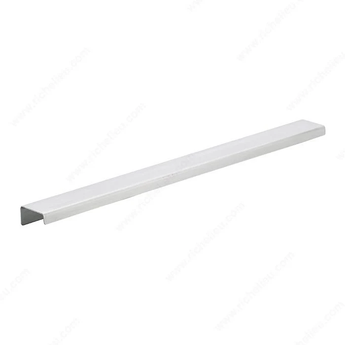 Poignée contemporaine pour rebord en aluminium - 576 - Acier inoxydable