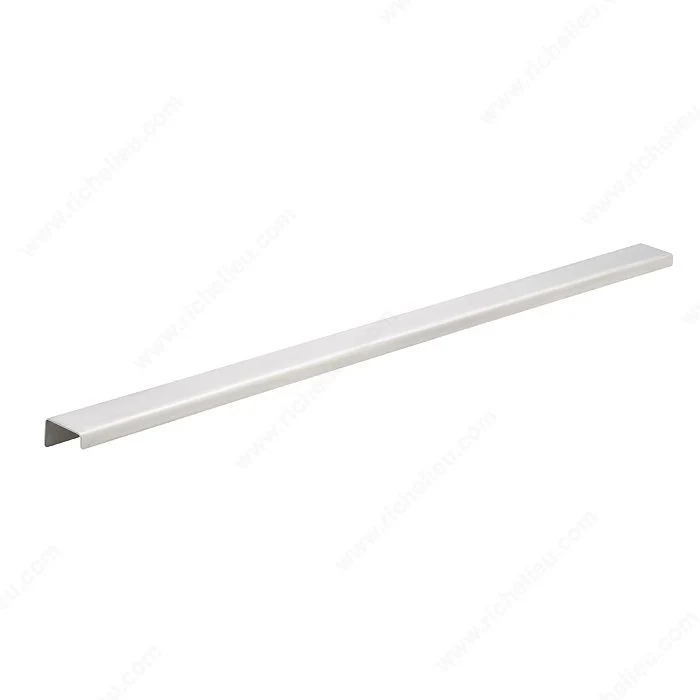 Poignée contemporaine pour rebord en aluminium - 576 - Acier inoxydable