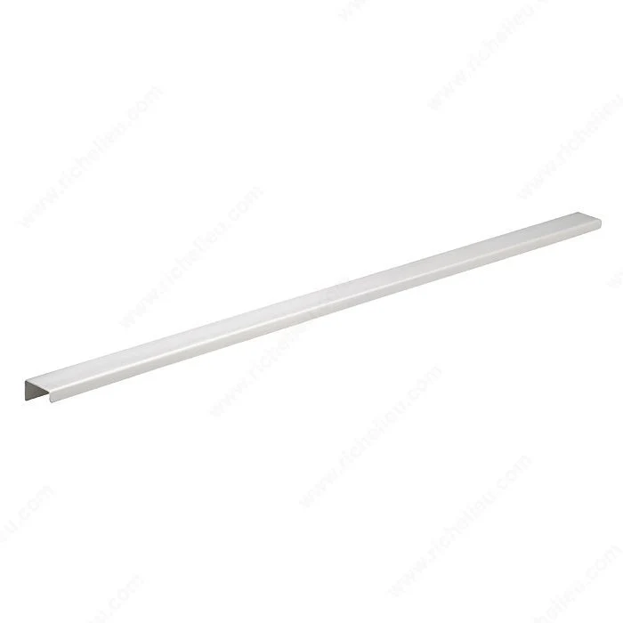 Poignée contemporaine pour rebord en aluminium - 576 - Acier inoxydable