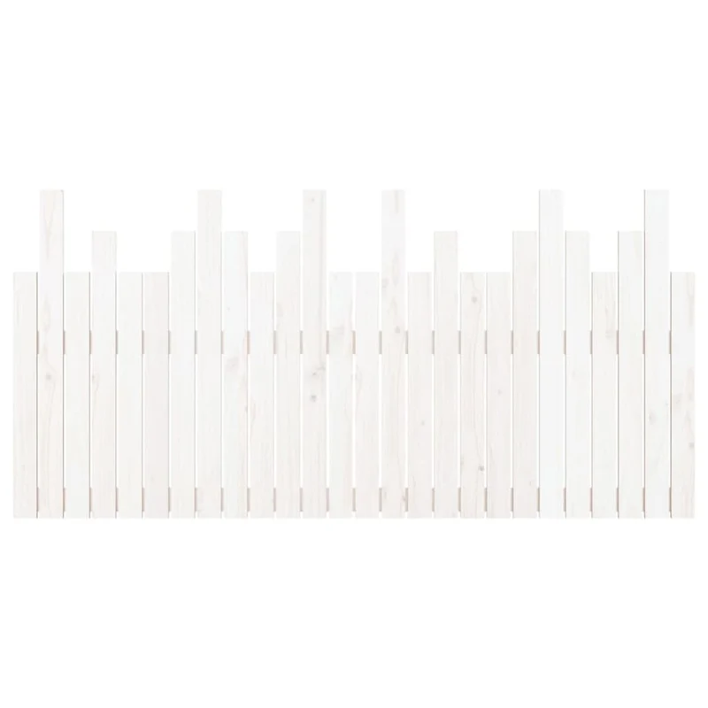 Tête de lit accessoire couchage chambre à coucher meuble murale 166 x 3 x 80 cm bois massif blanc TDL0202706