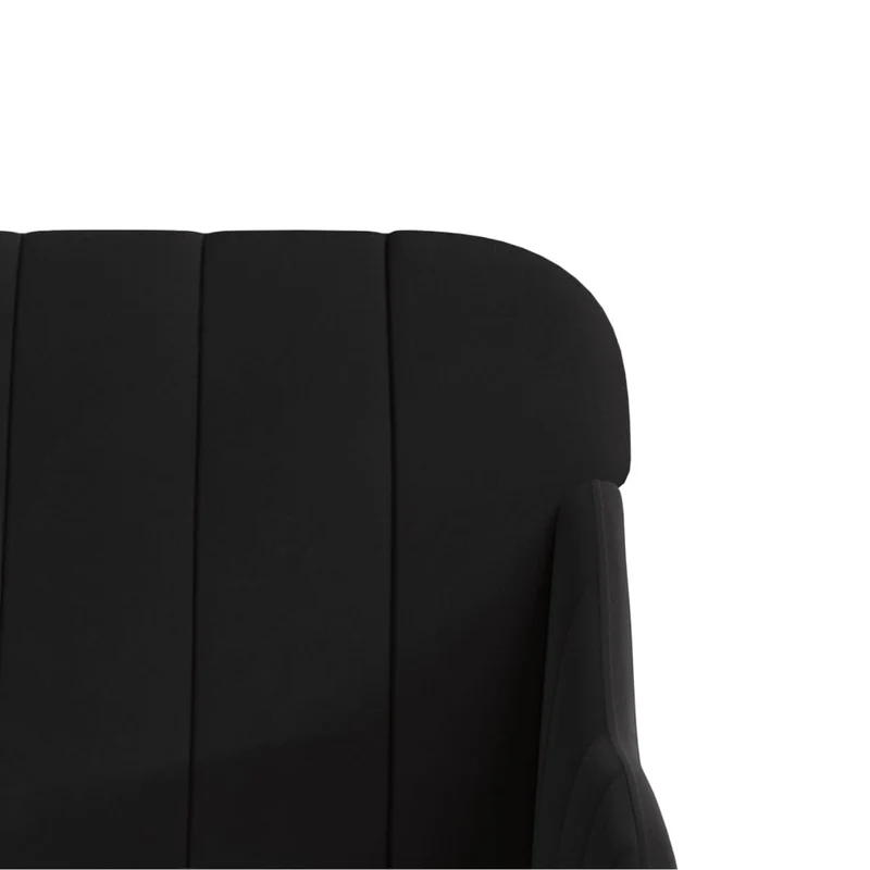 Fauteuil lounge design et moderne 63 x 76 x 80 cm velours noir et métal DEC028650