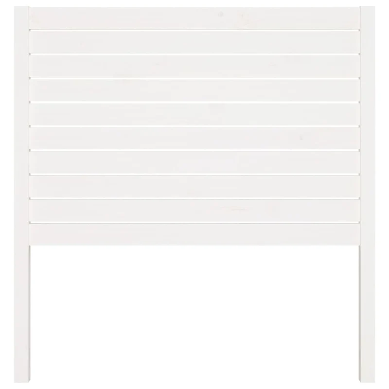 Tête de lit accessoire couchage chambre à coucher meuble 96 x 4 x 100 cm bois blanc TDL0203652