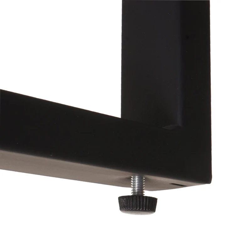 Table basse hwc-l53 table de salon table d'appoint table de canapé métal 43 x 110 x 64 cm chêne sauvage foncé 04_0008438