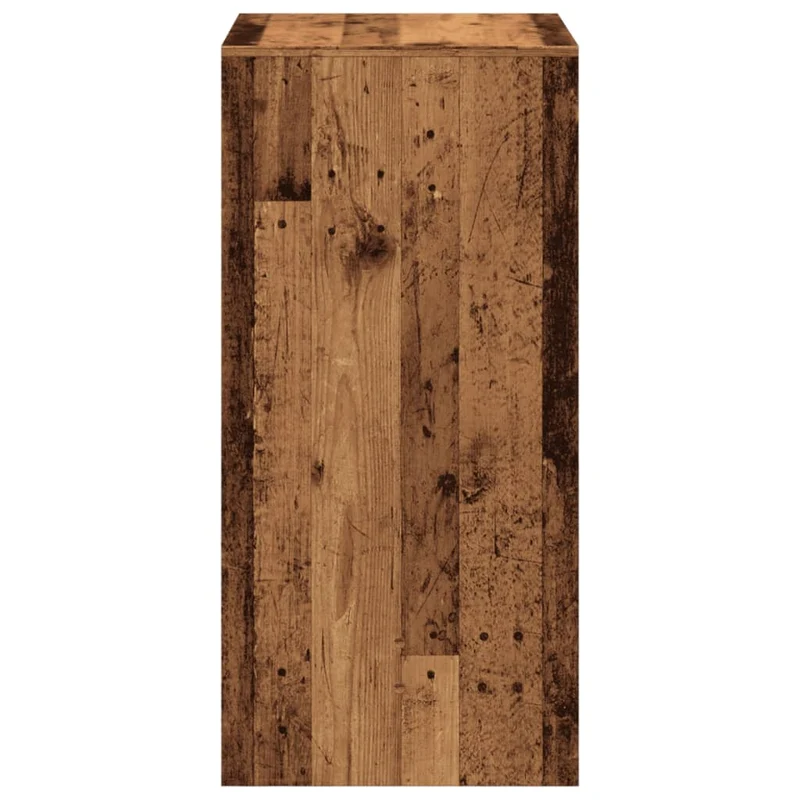 Table d’appoint multifonction 51 x 50 x 103,5 cm bois d'ingénierie marron DEC036506