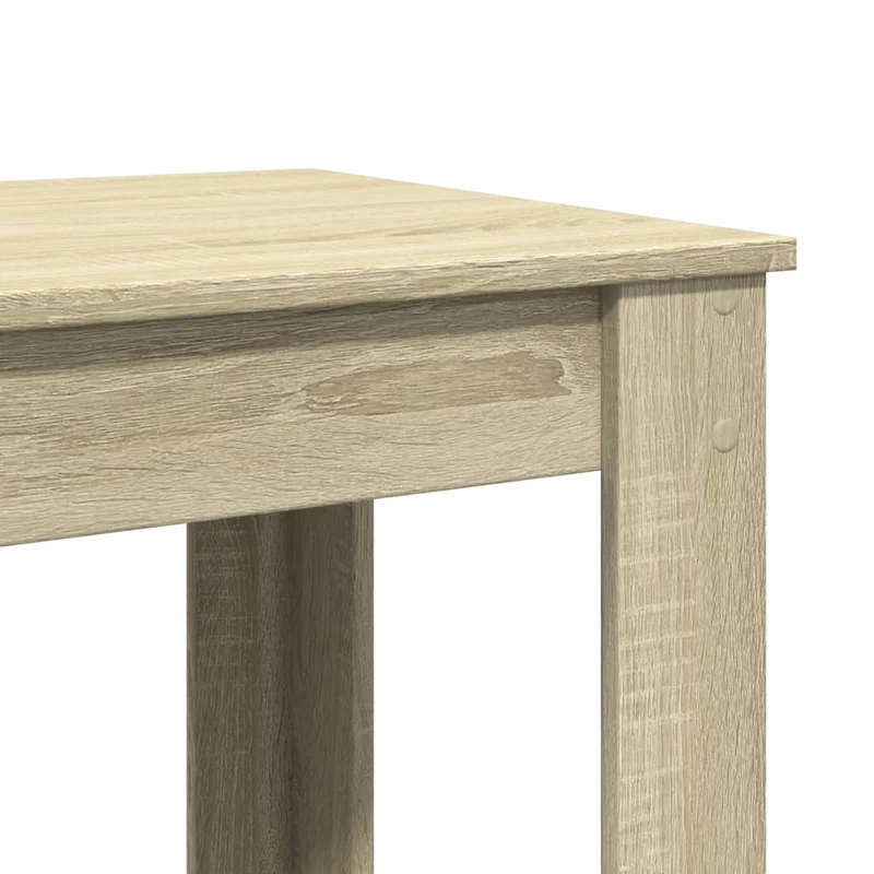 Table d’appoint multifonction table haute 51 x 50 x 103,5 cm bois d'ingénierie couleur chêne DEC036442