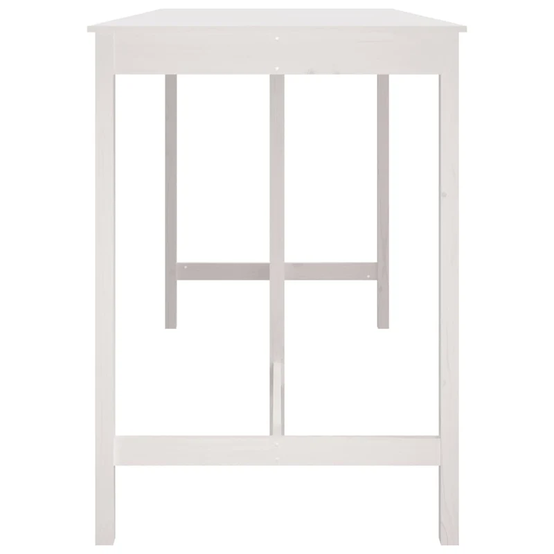 Table d’appoint multifonction table d'entrée 180 x 80 x 110 cm bois massif de pin blanc DEC036409