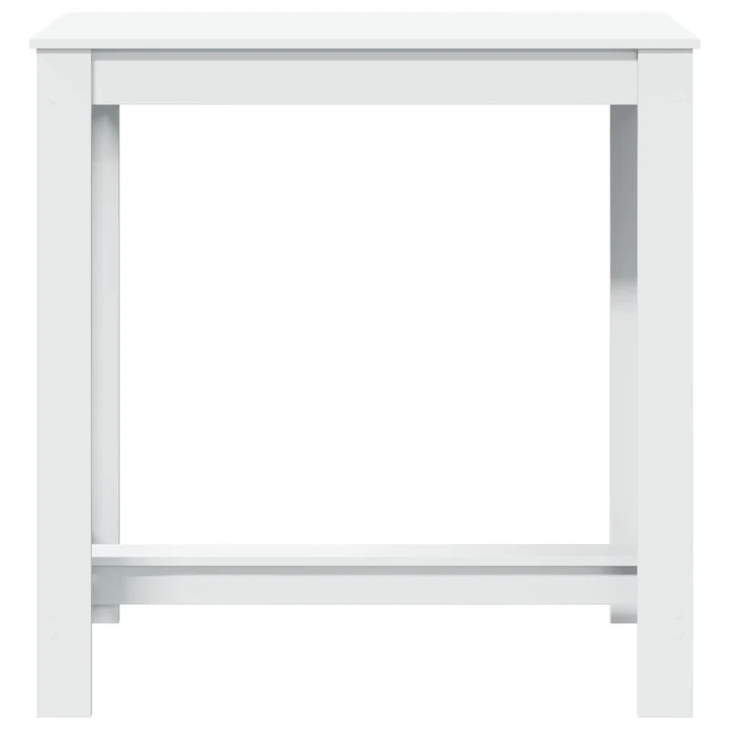 Table d’appoint multifonction 102 x 50 x 103,5 cm bois d'ingénierie blanc DEC036403