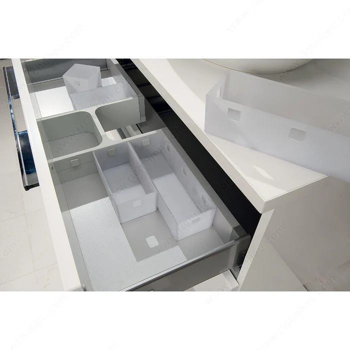 Système d'aménagement modulaire de tiroir de meuble-lavabo Banio
