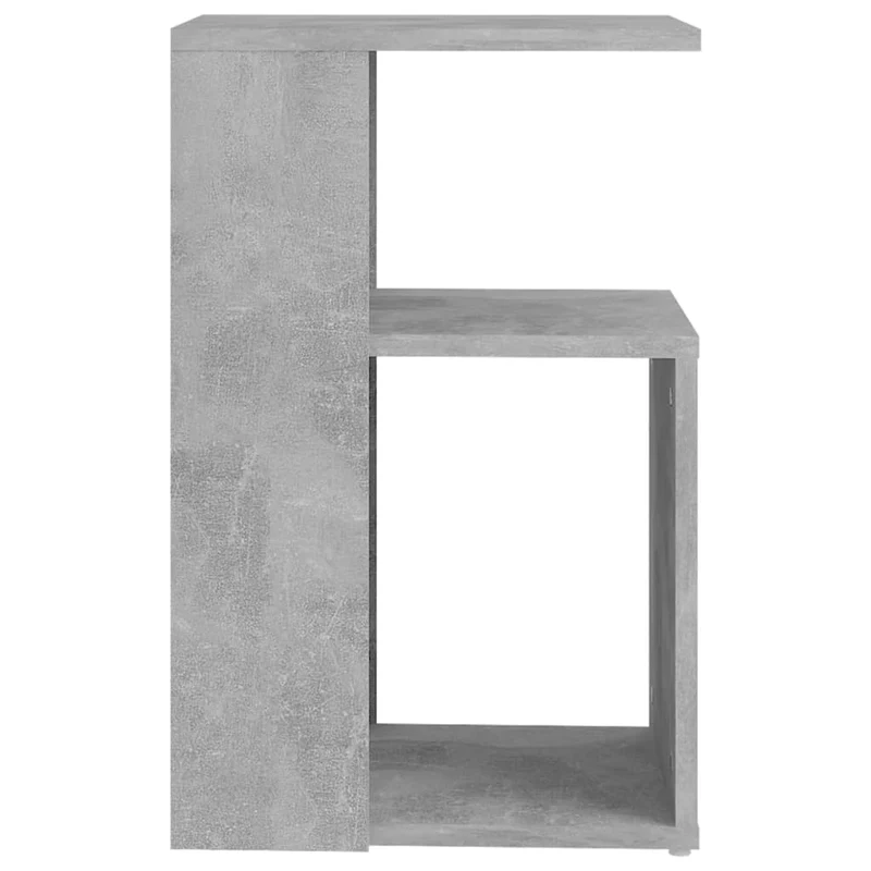 Table d'appoint bout de canapé 36 x 30 x 56 cm bois d’ingénierie gris DEC032449