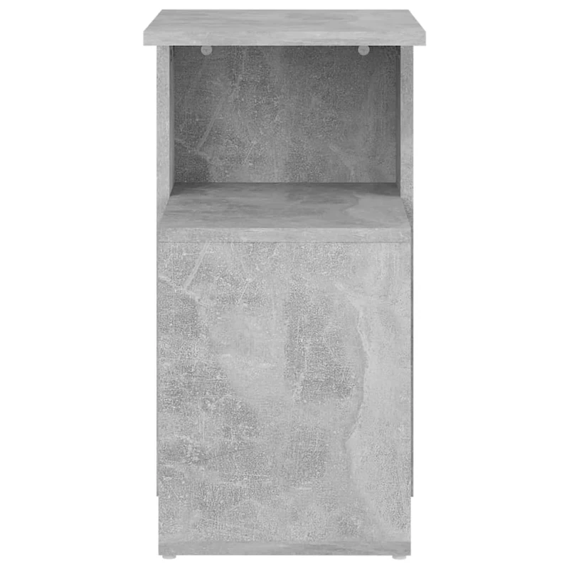 Table d'appoint bout de canapé 36 x 30 x 56 cm bois d’ingénierie gris DEC032449