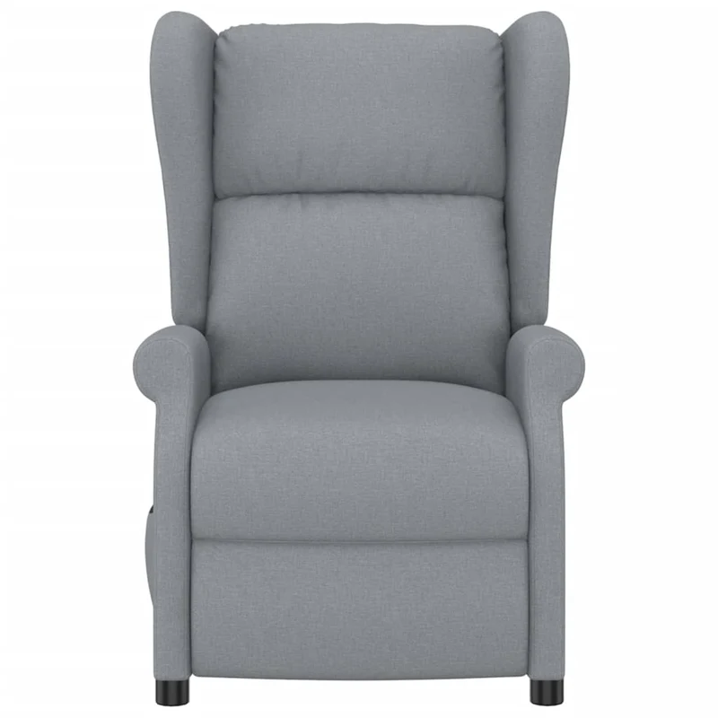 Fauteuil relax TV fonction de levage électrique très confortable en tissu gris DEC028616