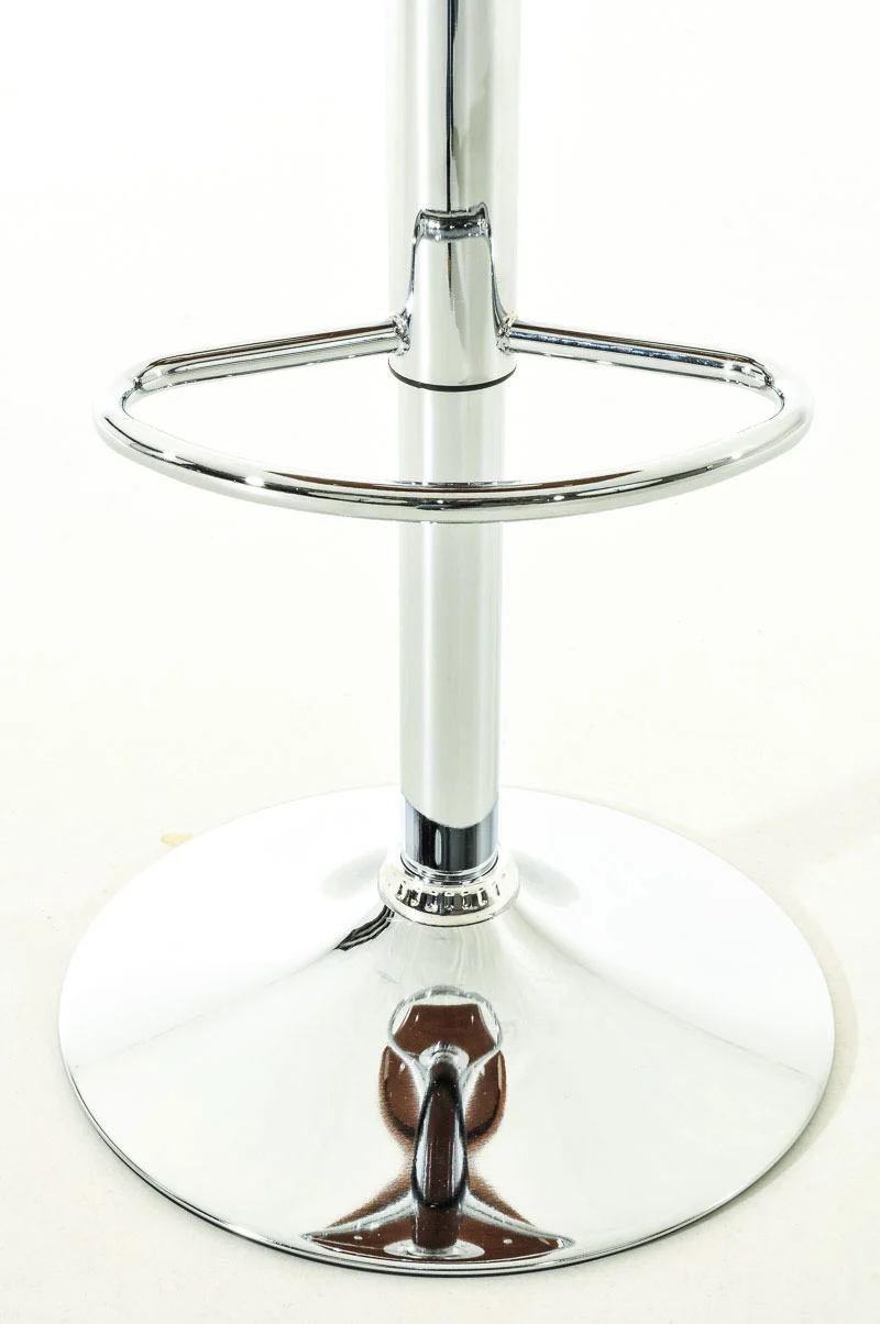 Lot de 2 tabourets de bar design scandinave en PVC noir et structure en bois couleur clair 10_0004246