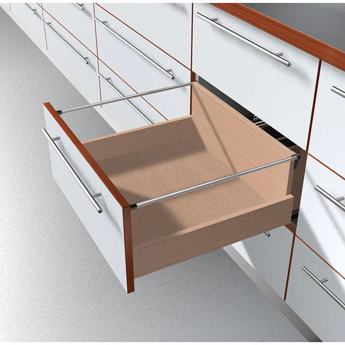 Coulisse dissimulée pleine extension TANDEM 560H à montage en dessous - Paire