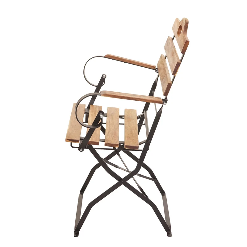 Table avec 4 chaises pliable de jardin terrasse balcon 04_0006693