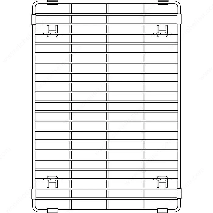 Grille multiniveau pour évier Blanco - Quatrus R15 U Super Single