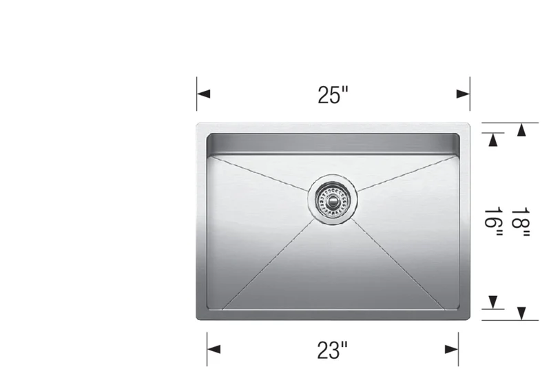 Évier Blanco - Quatrus R15 U 1 Medium