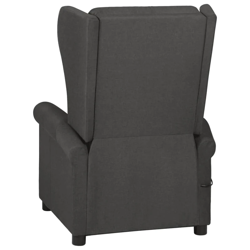Fauteuil relax TV rembourrage confortable en tissu gris DEC027952