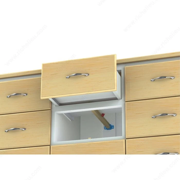 Coulisse centrale en bois