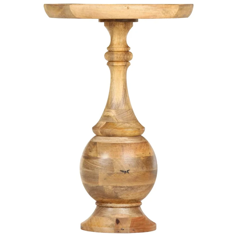 Table d'appoint support de plantes 43 x 43 x 66 cm bois de manguier massif brun DEC032520