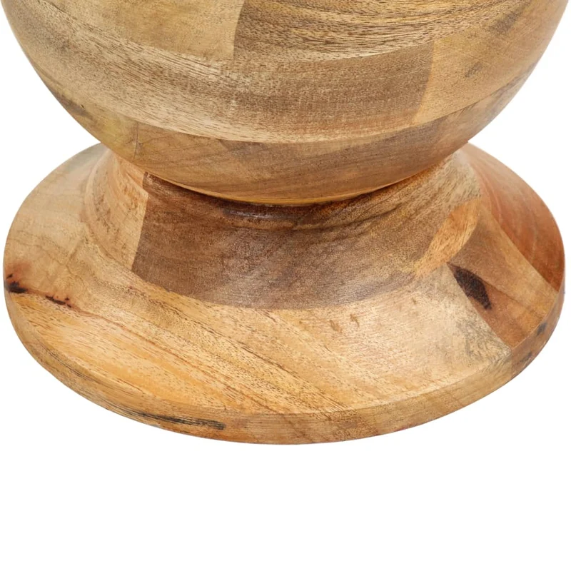 Table d'appoint support de plantes 43 x 43 x 66 cm bois de manguier massif brun DEC032520