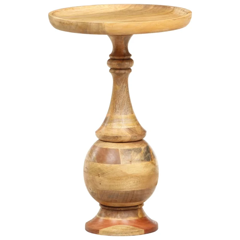 Table d'appoint support de plantes 43 x 43 x 66 cm bois de manguier massif brun DEC032520