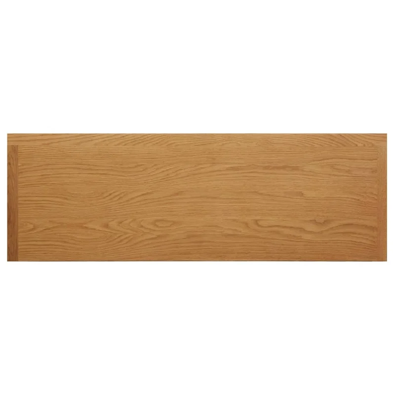 Meuble d'appoint console coiffeuse avec tiroirs 110 x 40 x 75 cm bois de chêne massif brun DEC031394