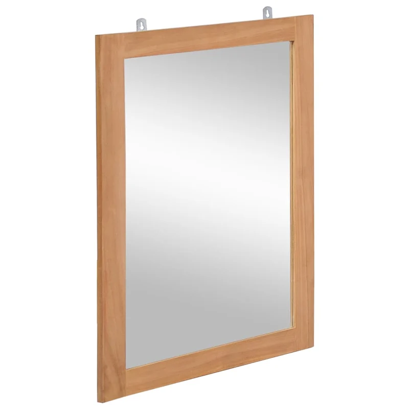 Miroir mural Teck massif 50 x 70 cm DEC022737