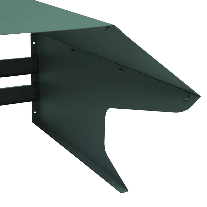 Garage pour robot tondeuse avec protection météo 41x60x70 cm acier galvanisé vert 04_0010375