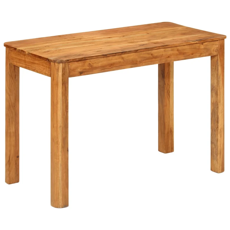 Table de salle à manger design moderne 110 x 55 x 76 cm bois d'acacia massif DEC036692